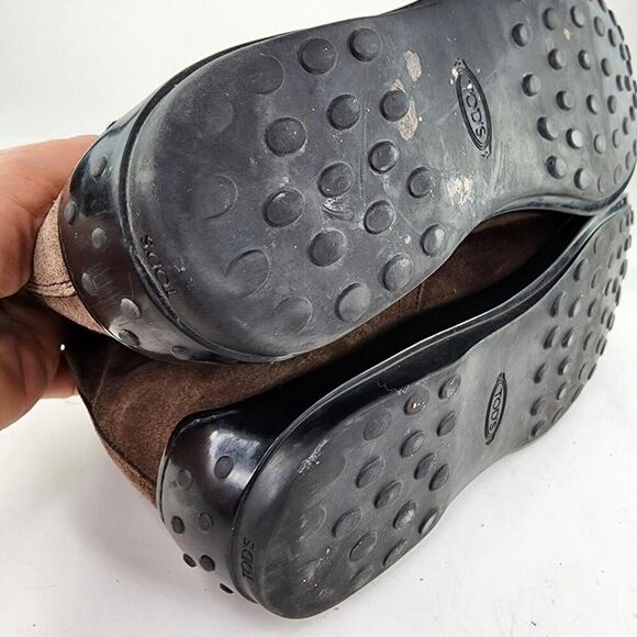 TOD'S Polacchino QUINN Chukka Boots US 9.5 Men's brown suede boot Driving shoes - Picture 7 of 12